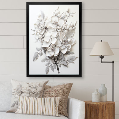 Orchidée noire et blanche Tranquillity I
