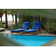 Brianna Outdoor Teak Chaise Lounge
