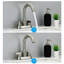 Robinet de lavabo de salle de bain 4 pouces en nickel brossé - 2 poignées levier, fonctionnement double garantie de performance à long terme