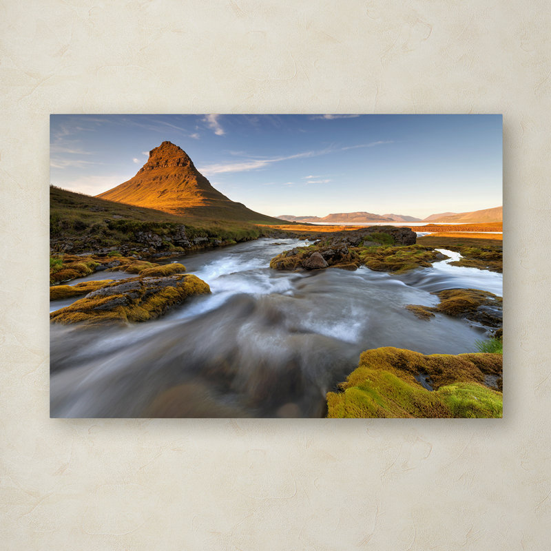 « islande 78 », reproduction de photo sur toile tendue, H 12 po x l 19 po