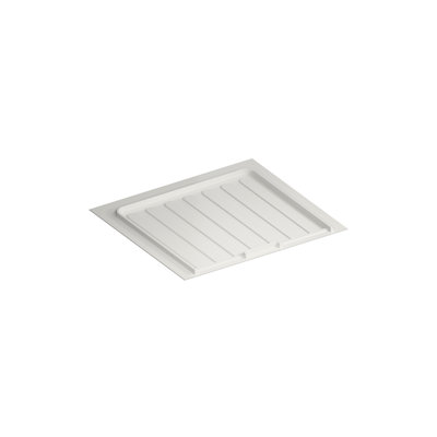 Plateau d'égouttement blanc en polymère blanc pour armoires de meuble-lavabo de 21 à 24 po