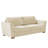 Latitude Run Velvet Queen Pull Out Sleeper Loveseat with Memory Foam Mattress-805547599-805547593
