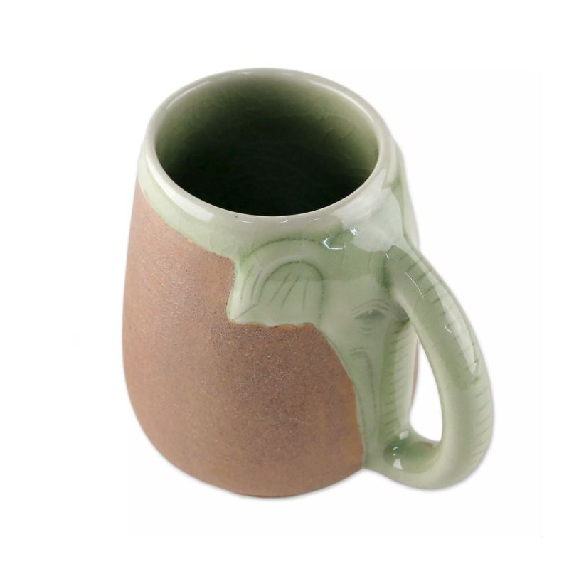Handmade Ceramic Coffee Mug, Brown