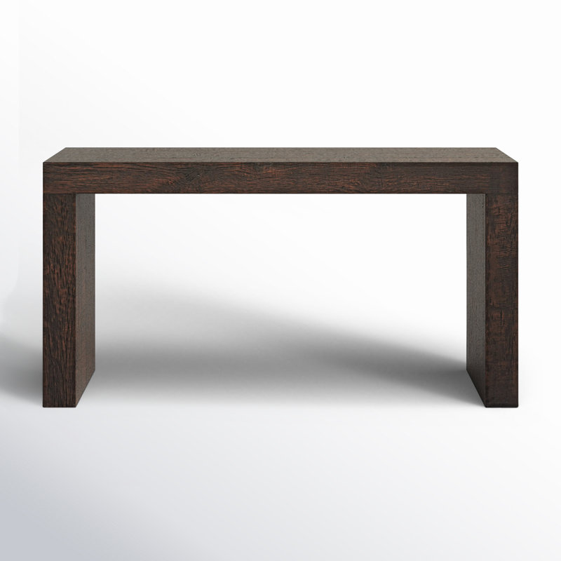 Adams Console Table Rustic Brown, Brown
