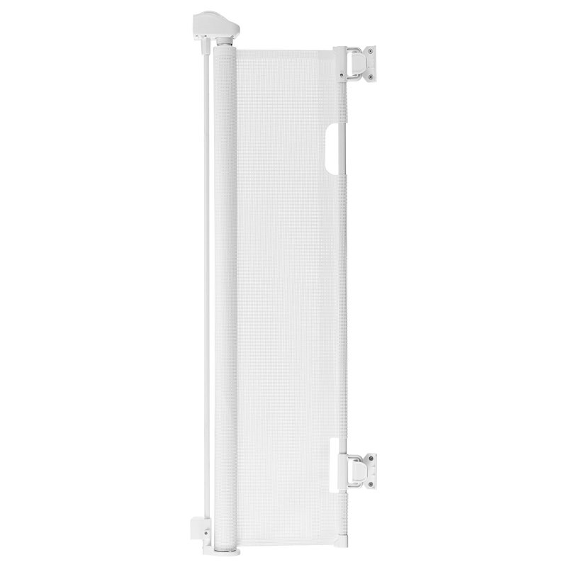 Barrière pour chien rétractable, H 34,2 po x l 62 po x P 2,4 po, Blanc