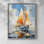 NAUTICAL Series CCGLII - Impression encadrée de qualité supérieure - Prêt à être accroché - Aucun clou requis-554526864