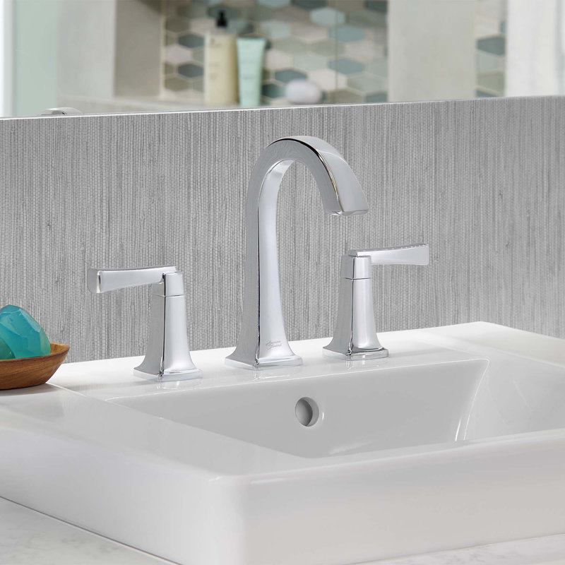 Townsend Widespread 2-handle Bathroom Faucet with Drain Assembly, Polished Chrome