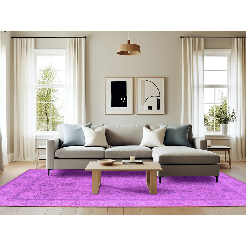 Leyes Oriental Indoor Rug, Rectangle 6' x 9'