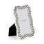 Wavy Check Silver Plated Frame