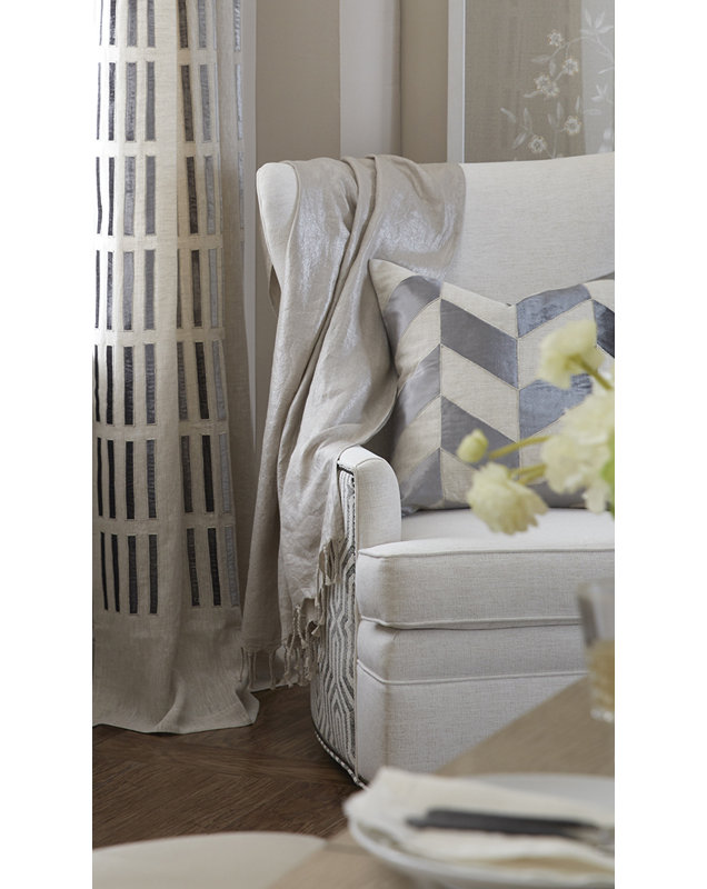 Evora Square Pillow Cover & Insert, Black