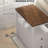 HOMCOM  End Table With Charging Station And USB Ports, Narrow Side Table With Drawers & Shelf  ,