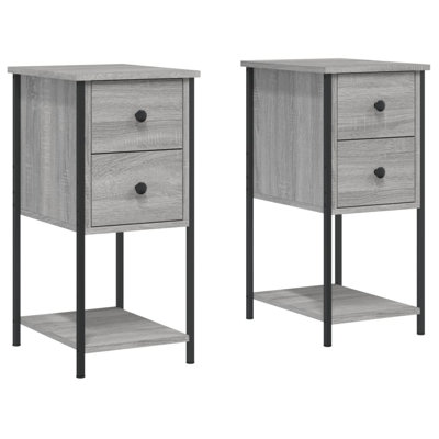 Kewstoke 32cm W Iron Bedside Table