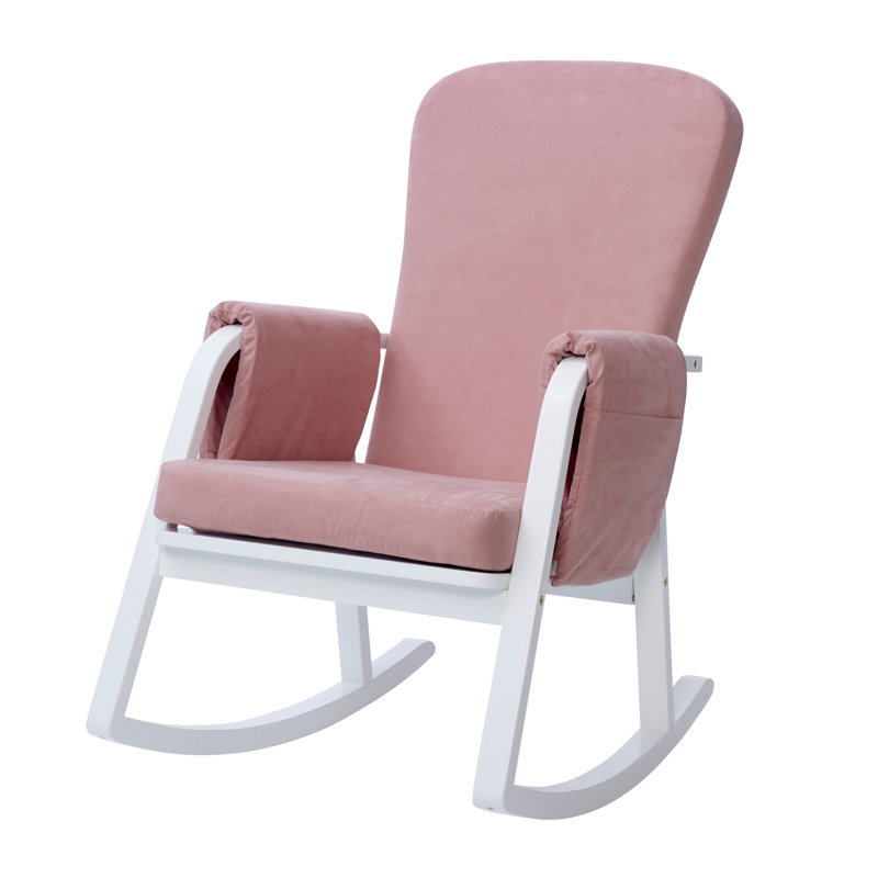Dursley Rocking Chair - Blush Pink, Pink