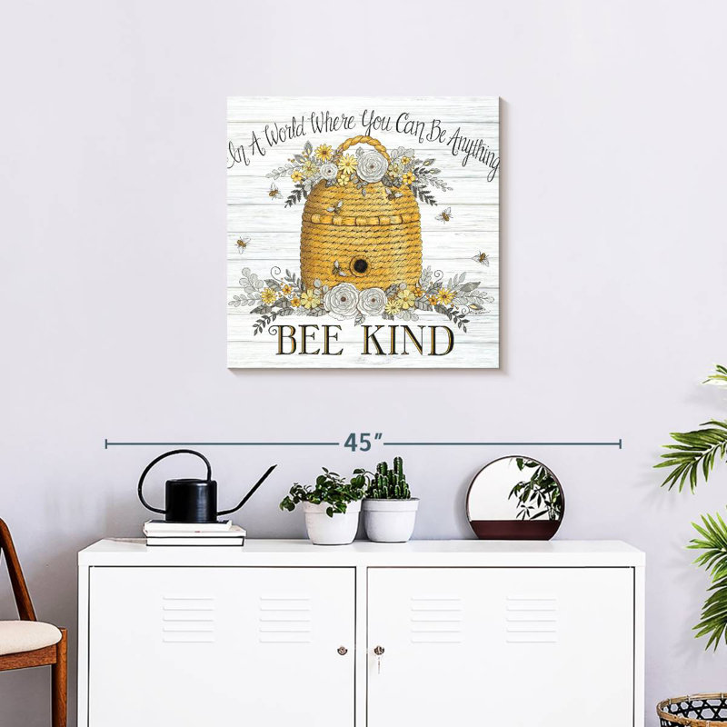 Bee Kind Bee Hive, 24" H x 24" W