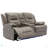 2 Seater Home Theater Recliner Manual Recliner Chair With A LED Light Strip Two Cup Holders And A Storage Box For Living Room,Bedroom-836199395