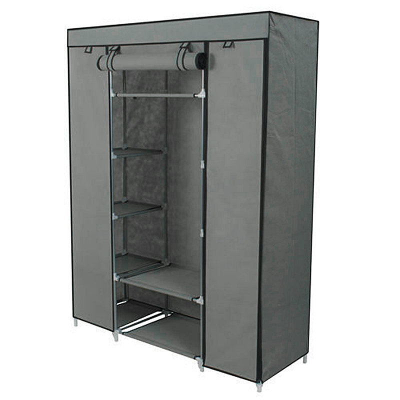Weesner 52.4'' Portable Wardrobe, Gray