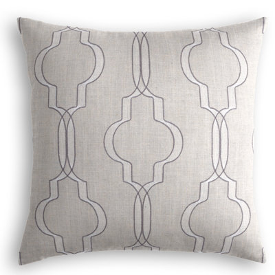 Take A Fancy Embroidered Reversible Throw Pillow