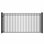 Steel Single Swing Driveway Gate - MADRID Style