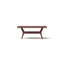 Minhaj Outdoor Eucalyptus Wood 46X23 Coffee Table