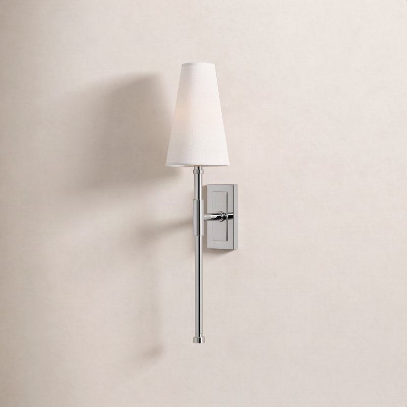 Bowery 1 - Light Wallchiere, Polished Nickel