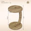 Abstract End Table-100662305