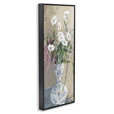 Elegance Unfolded Florals Framed Giclee, design by Susan Pepe
