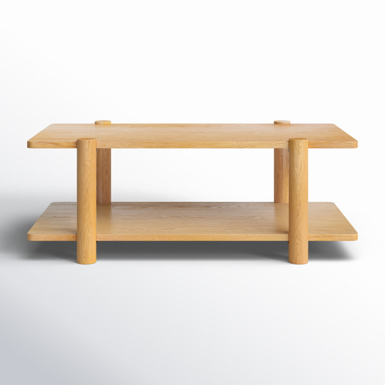 Hepburn 2 Shelf Wood Coffee Table