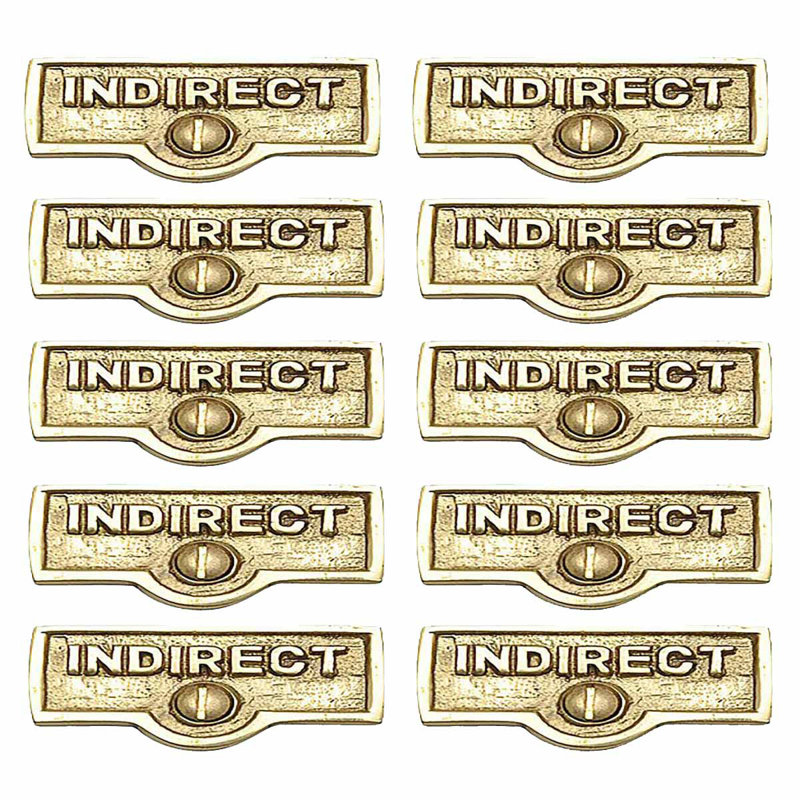 Switch Tags Indirect Name Signs 1-Gang Rocker Wall Plate