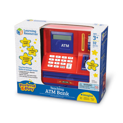 Learning Resources Pretend And Play Teaching ATM Bank
