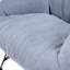 Fauteuil d'appoint rembourré Marco, bleu