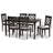 Meladie 6 - Person Four Leg Dining Set-729406785