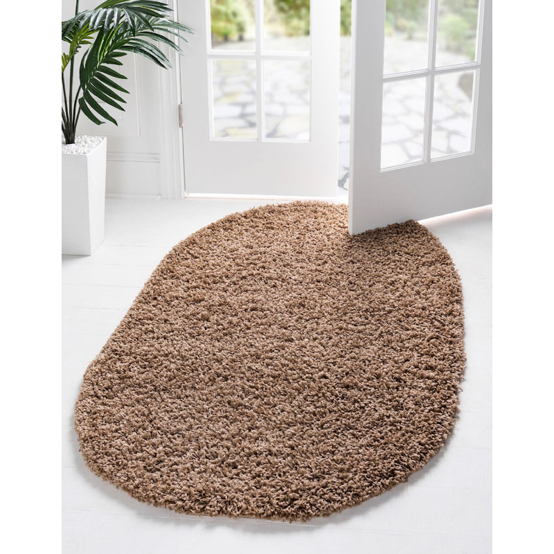 Sybil Striped Indoor Rug, Oval 8' x 10'
