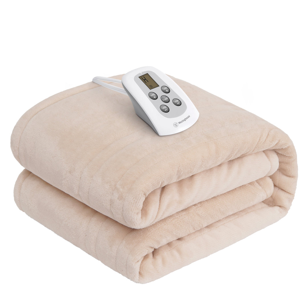 Westinghouse Super Cozy Soft Flannel Electric Blanket Westinghouse 