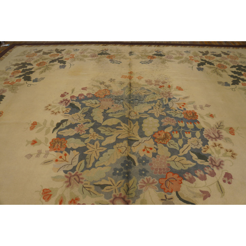 Tapis carré carré Mid-Century