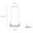 Kagan - Vega Vase - Clear
