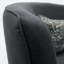 Fauteuil demi-tonneau en polyester 36,6 po Dreketi