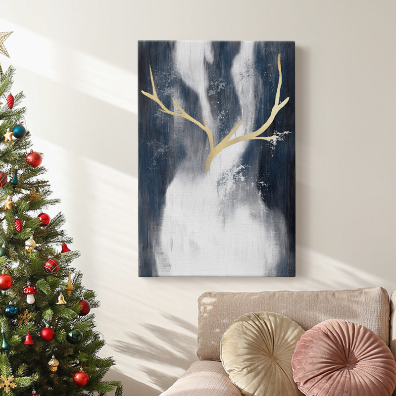 Art des Fêtes de Noël - Toile tendue avec châssis CCXIX, H 18 po x l 12 po