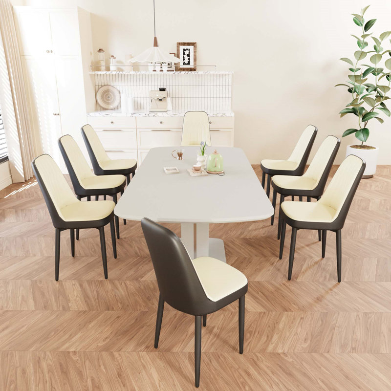 Ensemble de table de salle à manger extensible 62,99 à 78,74 po pour 2 à 8 personnes