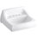 Kingston Ceramic 22" Wall Mount Bathroom Sink with Overflow