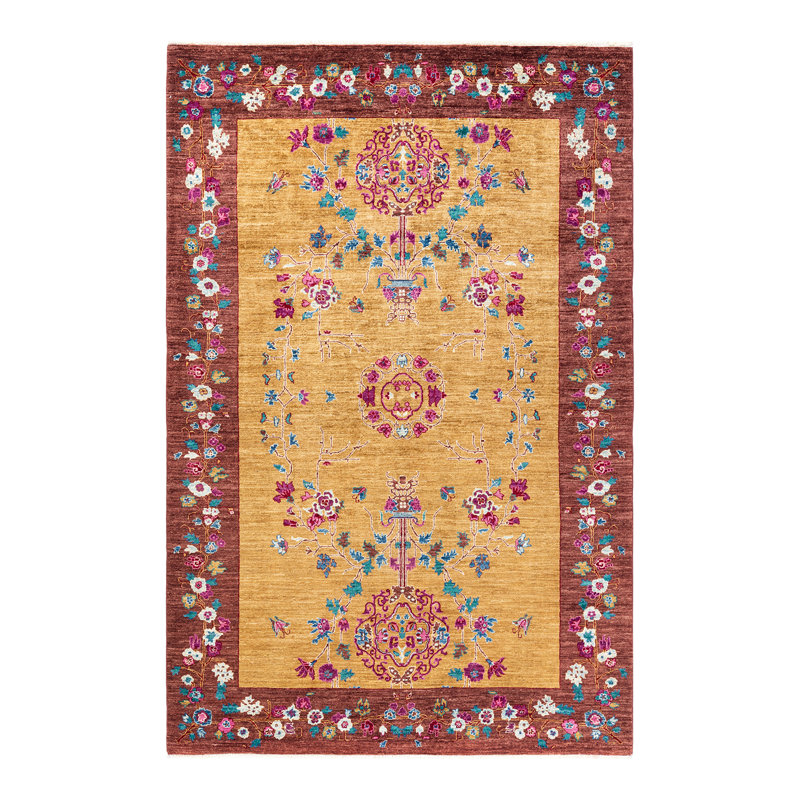 One-of-a-Kind 6' 0" X 8' 10" Hand Knotted Area Rug