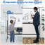 Tableau blanc portatif sur roulettes autoportant 32 po x 48 po