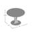 Round Glass Top Metal Base Dining Table
