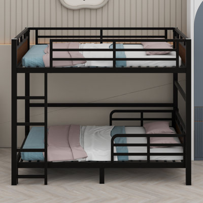 Metal Separable Bunk Beds With Raised Security Fence