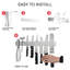 16" Stainless Steel Magnetic Knife Bar - Knife Holder, Tool & Art Supply Organizer