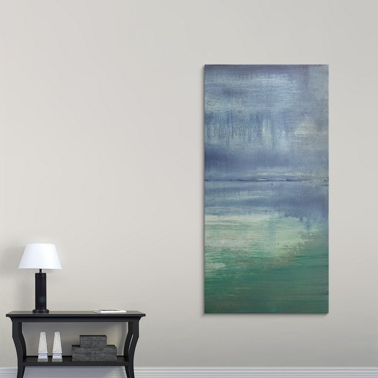 « ii » jennifer grolier, reproduction d’art Blue Bayou, H 36 po x l 18 po x P 1,5 po, Toile