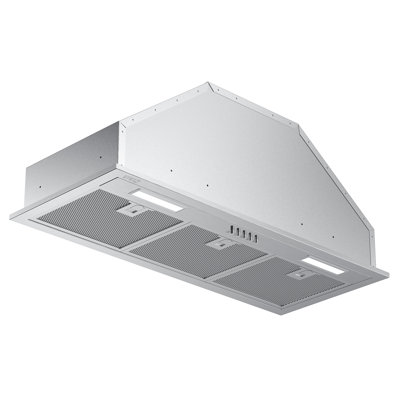 VIKIO 30" 500 CFM Convertible Insert Range Hood In Stainless Steel With Mesh Filter,3-Speed Fan And LED Lights