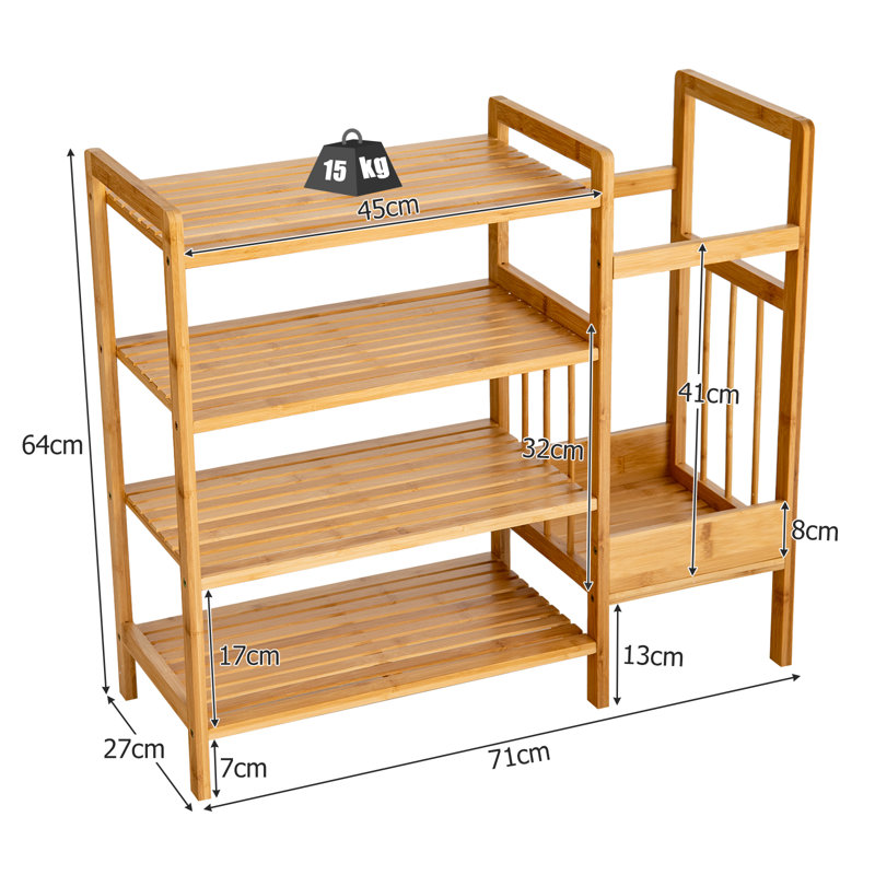 6 Pair Shoe Rack
