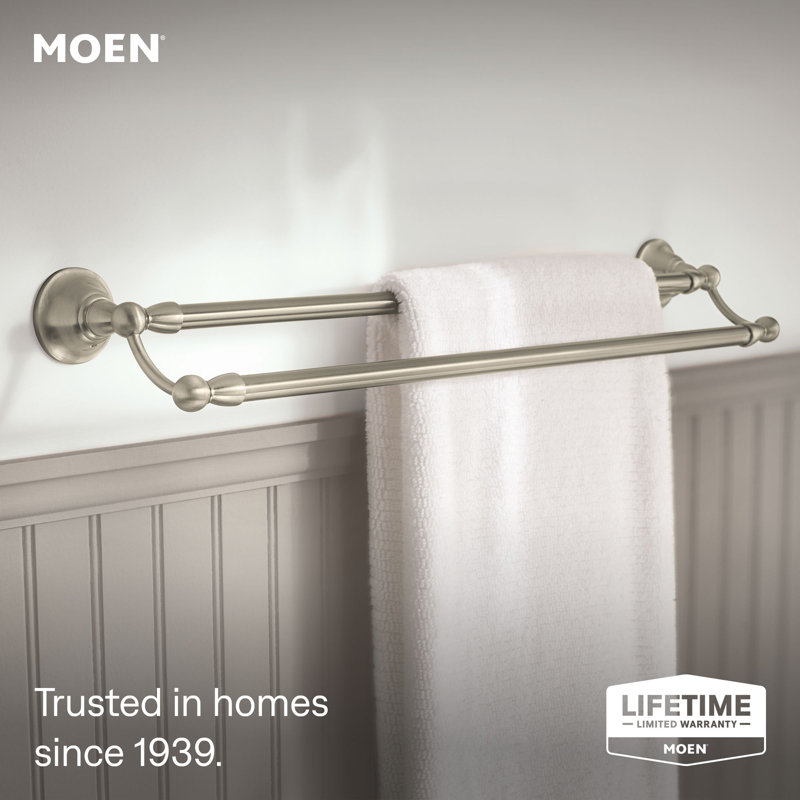 Moen Sage Double 24" Wall Mounted Towel Bar
