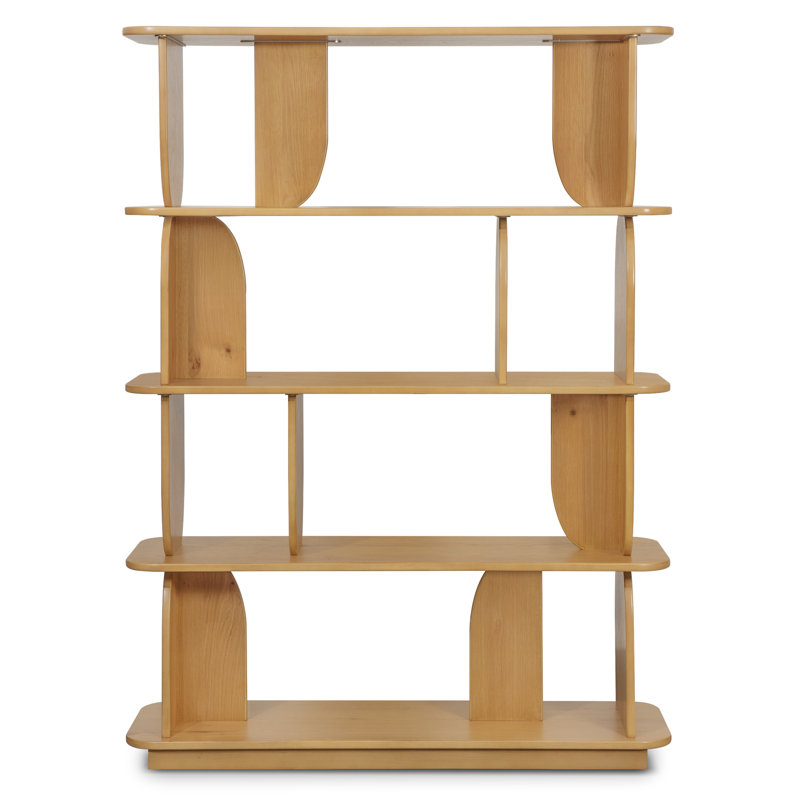 Bibliothèque sculpturale à 4 niveaux Padua, Chêne