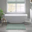 1 tapis de salle de bain réversible 100% coton touffeté à 3 000 g / m² 17 po x 24 po-2008812511